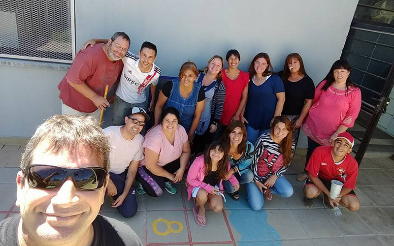 Oscar Giménez, presidente de la Filial del Club Estudiantes “Israel Damonte”, anunció que se estará desarrollando una peña a beneficio del Jardín Nº 905.