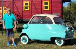 El Isetta eléctrico de Chascomús: "Lo hice para mi hija"