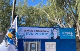 Se inauguró la Sede Barrial "Eva Perón" en Los Aromos