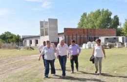 Funcionarios provinciales visitaron los avances de obras en la Escuela Industrial