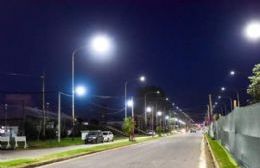 Nuevas luminarias led en Avenida Alfonsín
