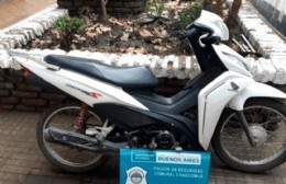Moto robada en Capital Federal fue secuestrada en Barrio La Liberata