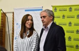 La gobernadora Vidal recibió al intendente Gastón