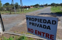 Denuncia de usurpación en terreno privado de calle Avellaneda