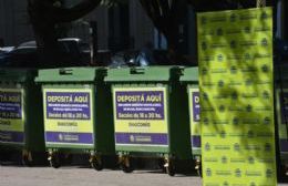 Instalarán casi 200 contenedores de residuos en la zona céntrica