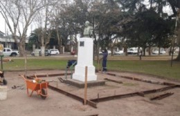 Puesta en valor del monumento a Domingo Faustino Sarmiento