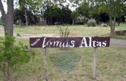 Alerta vecinos de Lomas Altas