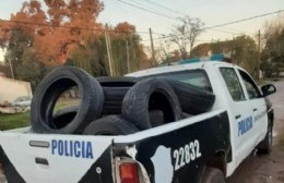 Vecino denunció robo de tres ruedas: en el allanamiento encuentran 47 y planta de marihuana