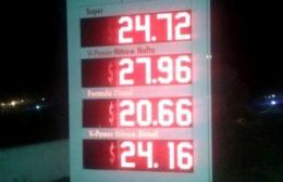 Así quedaron los precios de las naftas en Chascomús tras el aumento