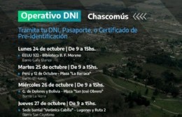 Operativo DNI y Pasaportes en Chascomús