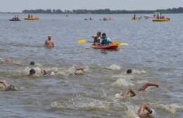 Se corre la primera fecha de aguas abiertas con más de 800 nadadores inscriptos