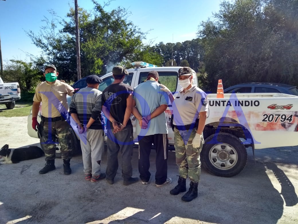 De boludos no tienen nada: se encontraban cazando en Punta Indio y los trasladaron nuevamente a Chascomús