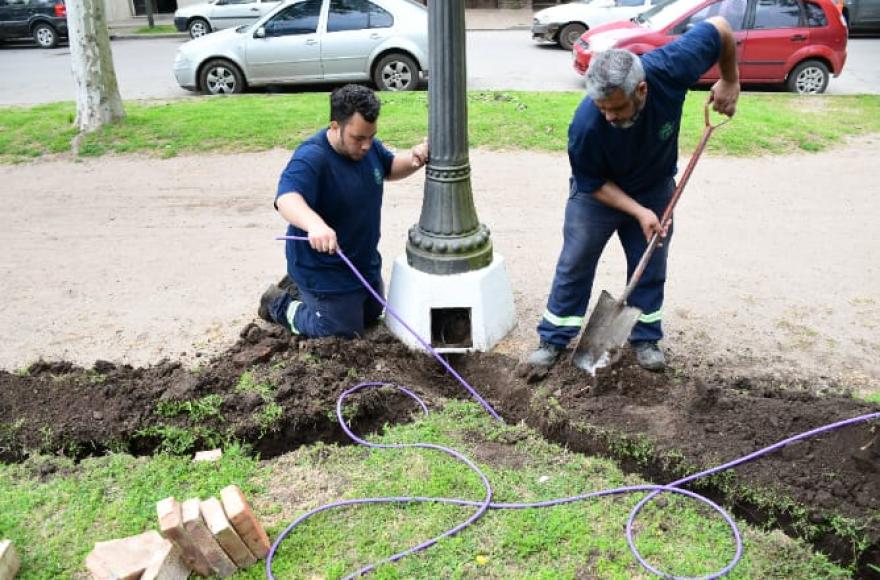 Se colocaron luminarias de tecnología LED para permitir una mayor visibilidad y contribuir al ambiente.