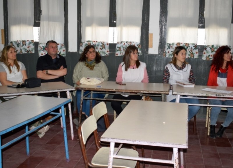 Reunión con el intendente.