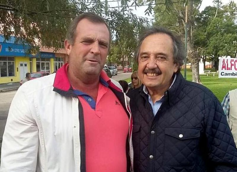 Santiago Dos Santos y Ricardo Alfonsín.