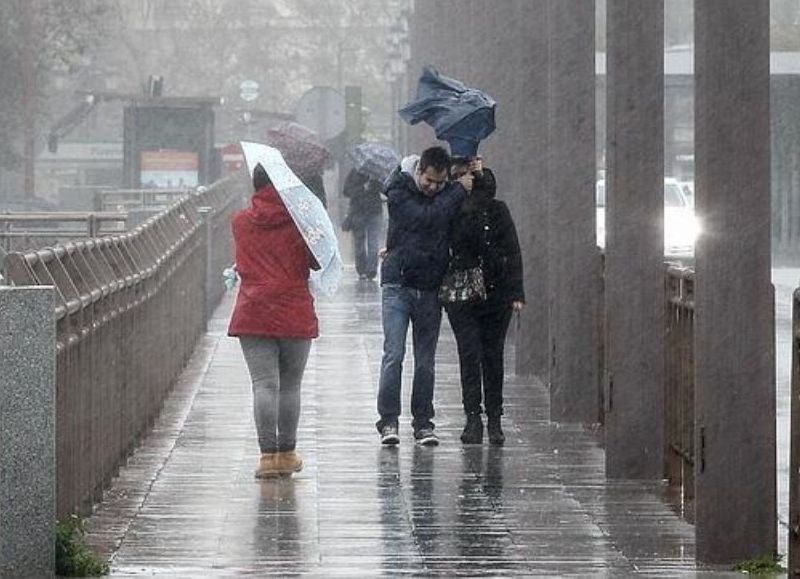 Fuerte temporal en la región.