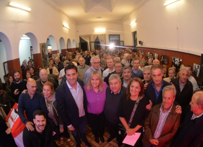 Un pasaje del acto en nuestra ciudad.