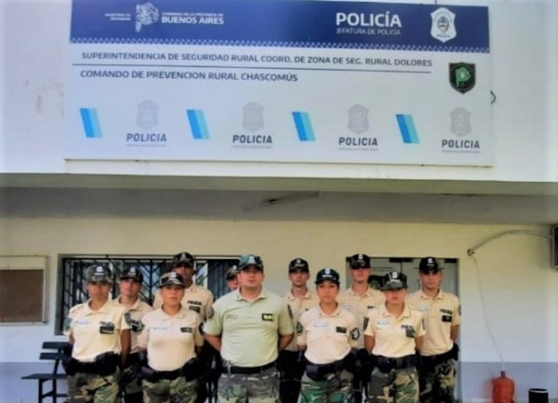 Los nuevos uniformados.