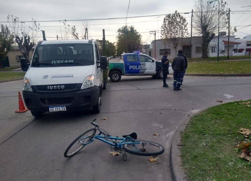 Afortunadamente, no tuvo heridas de gravedad.