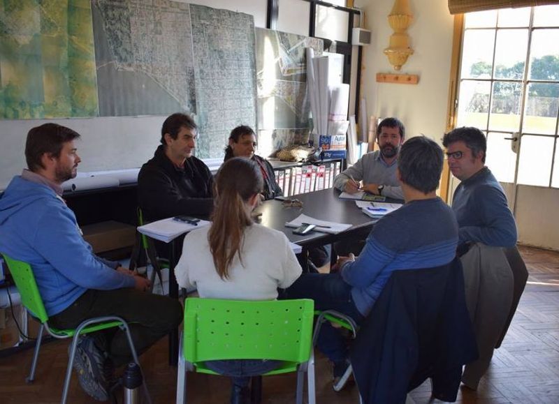 Reunión en el municipio.