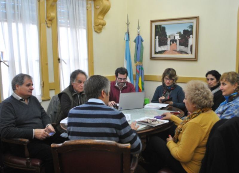 Foto de archivo, cuando la comuna recibía a representantes sindicales.