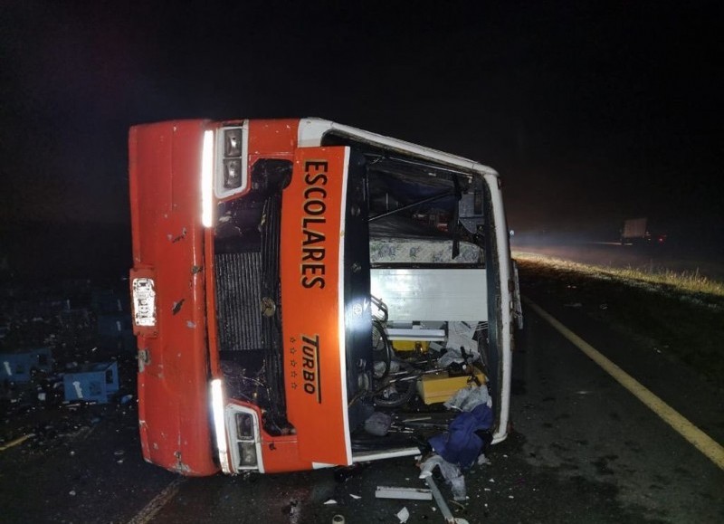 A la altura del kilómetro 96.