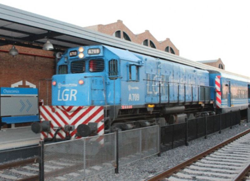 Una formación en la estación. Un lindo recuerdo.