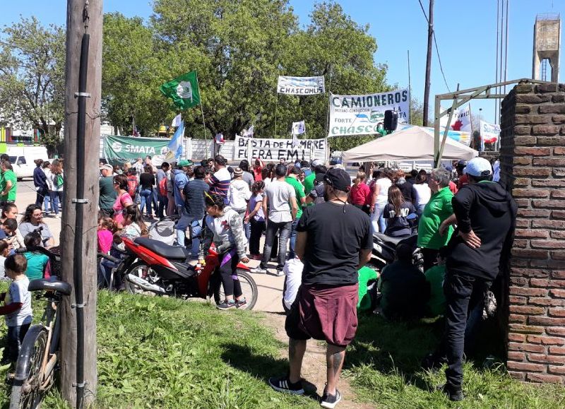 Gran convocatoria al encuentro en el marco de la lucha
