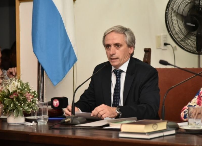 Javier Gastón, intendente de Chascomús.