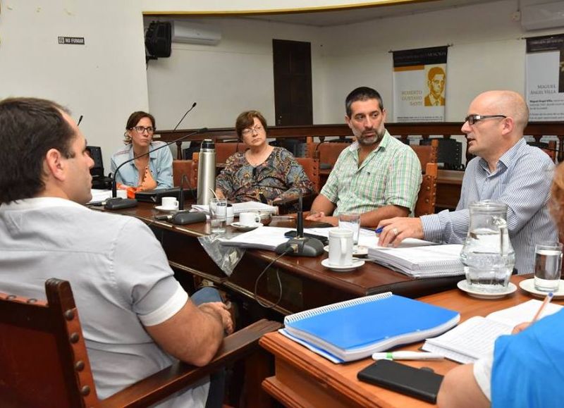 Reunión en la jornada del viernes.