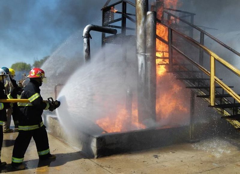 Intervención de los bomberos (foto de archivo).