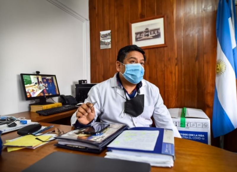 La palabra del director del Hospital, Jorge Rodríguez.