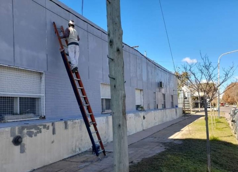 Trabajos de pintura.