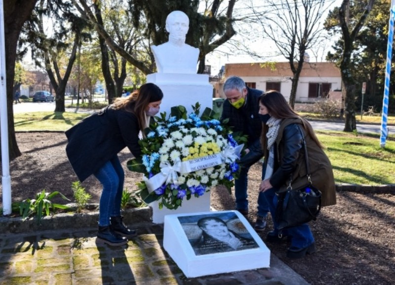 Ofrenda floral.