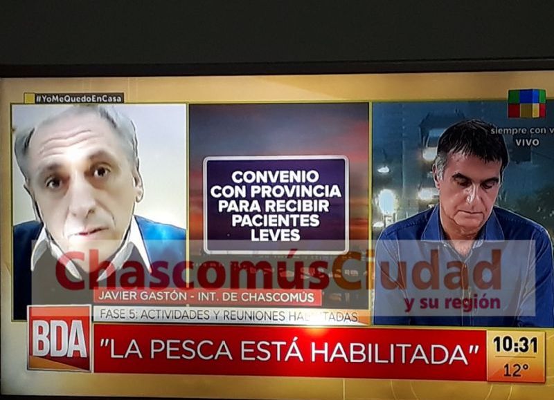 Intervención en América TV.