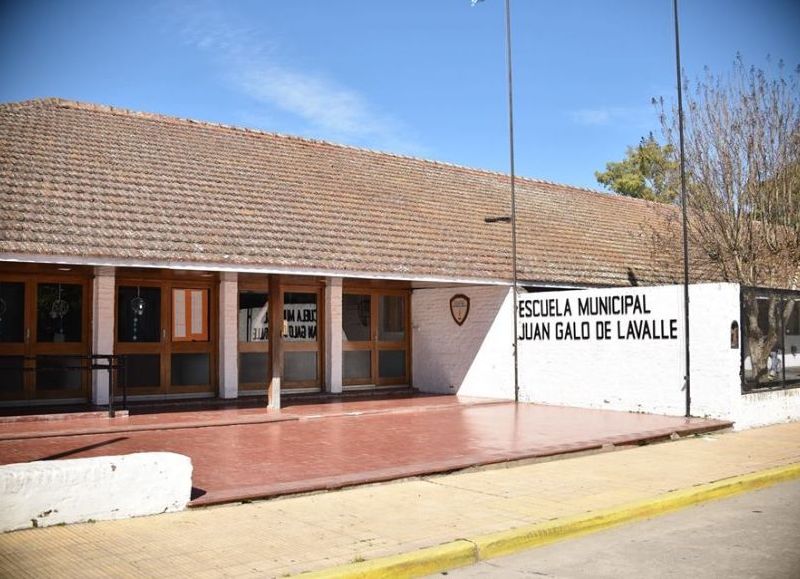 Una de las escuelas en cuestión.