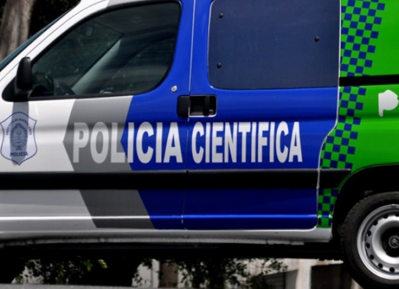 Intervención de la Policía Científica.