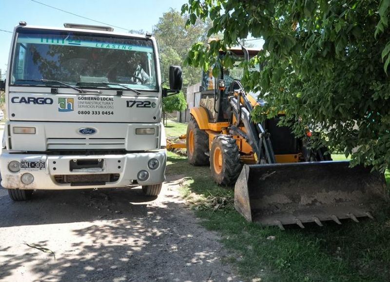 Estos trabajos permitirán el normal escurrimiento de agua en tiempos de lluvia.