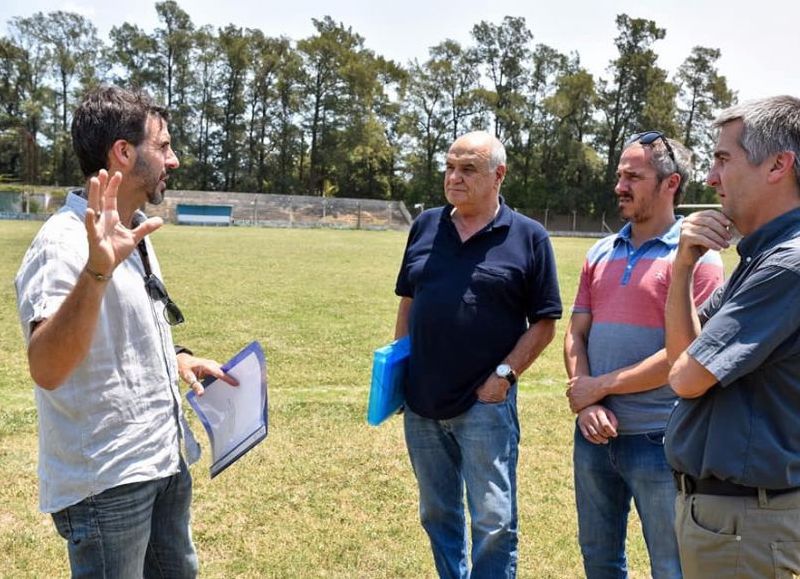 Los funcionarios recorrieron los predios y analizaron la posibilidad de llevar adelante un trabajo conjunto.