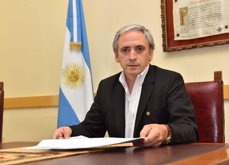El jefe comunal, Javier Gastón.