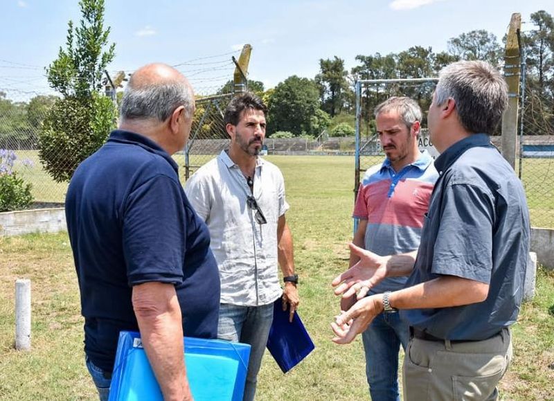 Los funcionarios recorrieron los predios y analizaron la posibilidad de llevar adelante un trabajo conjunto.
