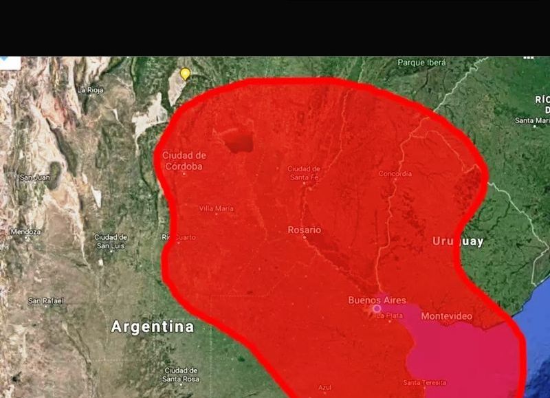 Área de cobertura.