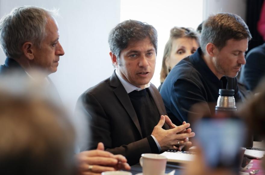 Además, el gobernador mantuvo una reunión de trabajo con referentes del sector a nivel nacional.