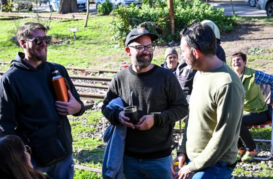 El subsecretario de Infancias y Juventudes, Lucio Alfonsín, estuvo acompañando la actividad.