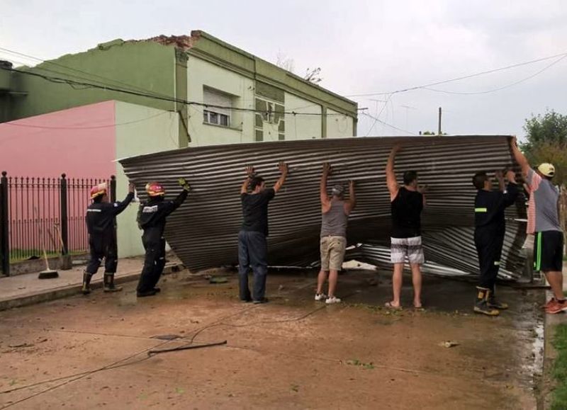 La furia del clima.
