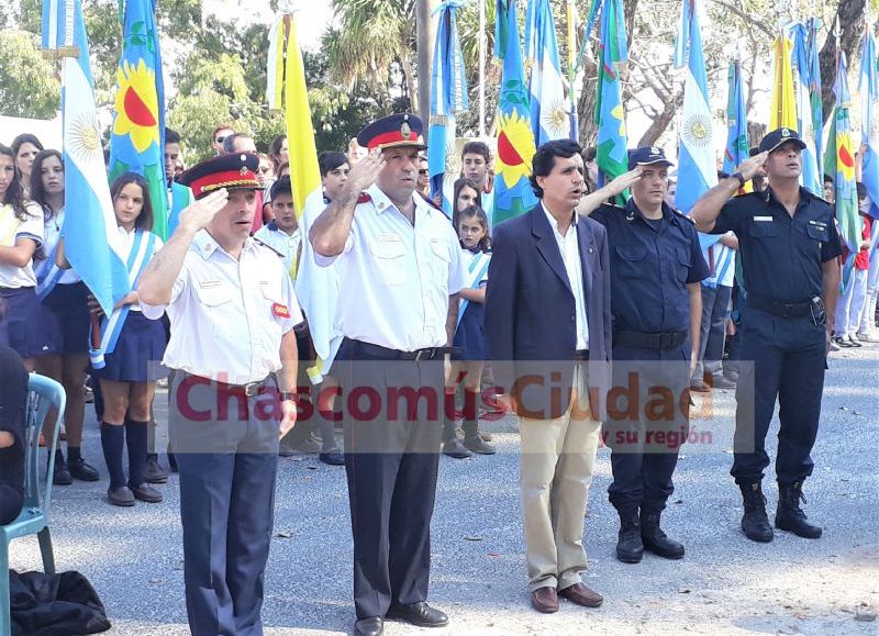 Acto en la plazoleta Atilio Bramuglia.