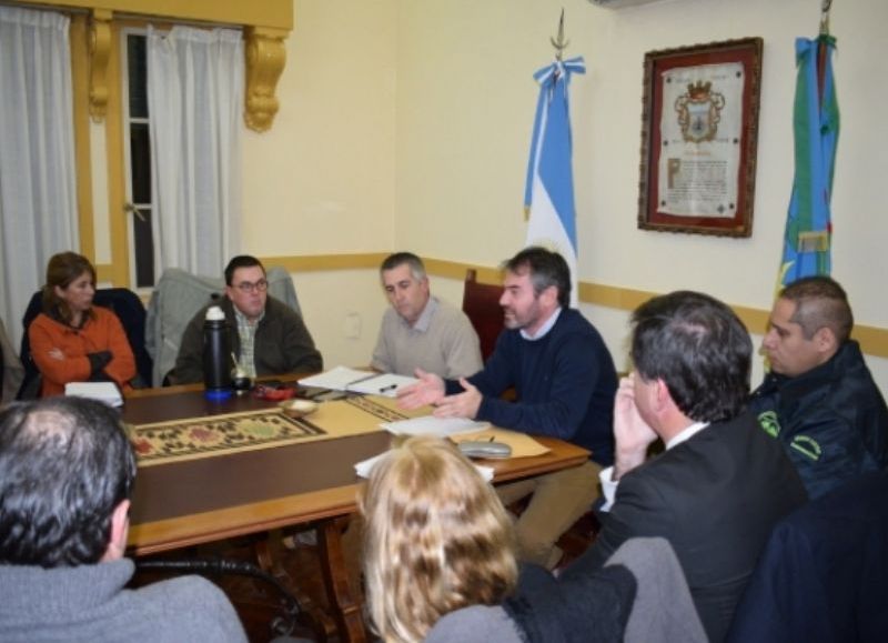 Reunión preliminar.