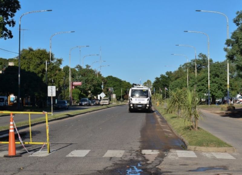 Trabajos de armado del corsódromo.