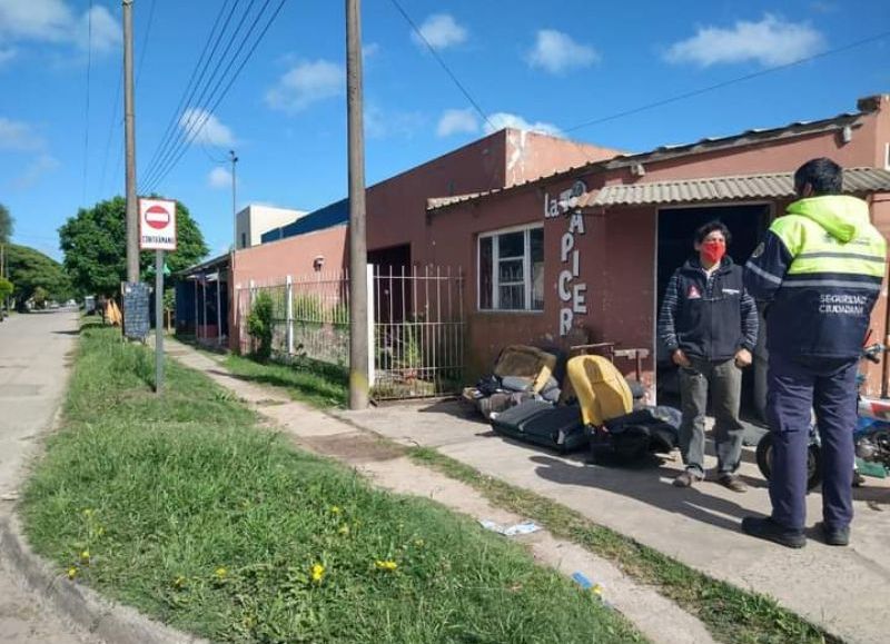 Tareas del personal de Seguridad Ciudadana.