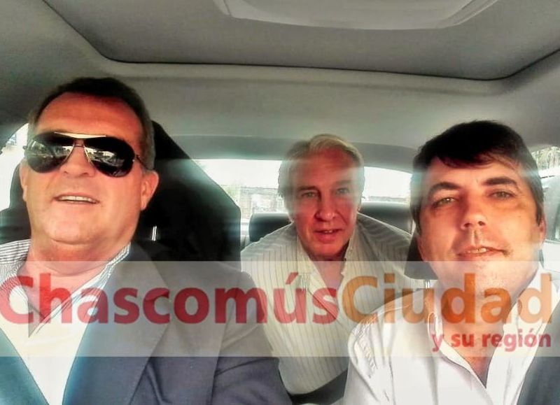 Los tres precandidatos a intendente por Cambiemos.